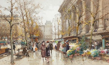 パリ Painting - ラ マドレーヌ ウジェーヌ ガリアン パリジャン